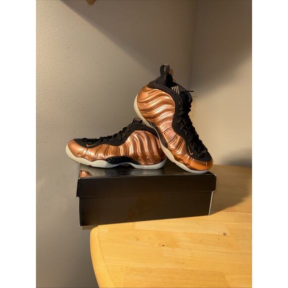 Nike Air Foamposite One 2017 Men\'s Copper Sneakers Size 8 Worn Once OG ALL main image 5